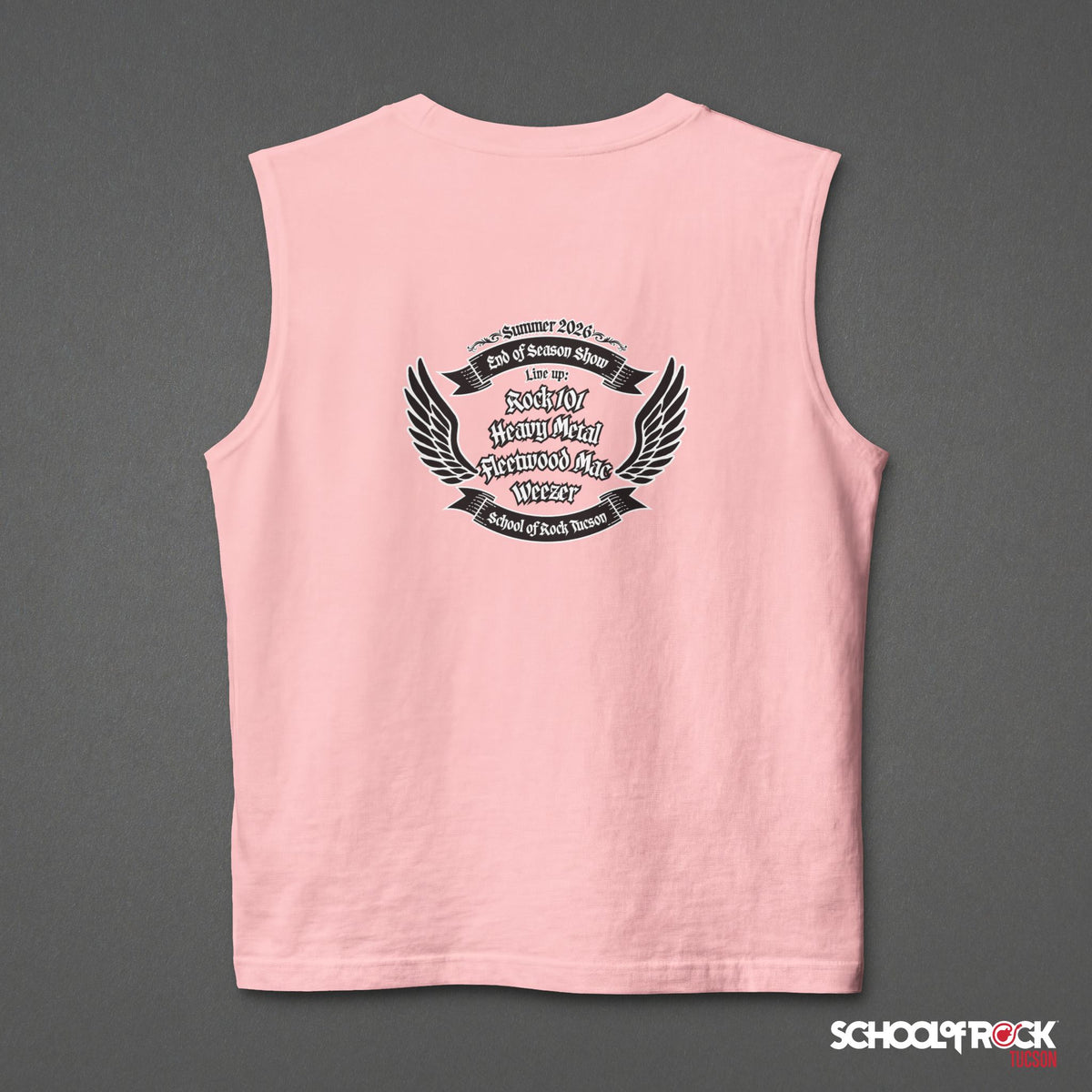 Muscle Tank | Front & Back Design | Summer 2026 End of Season Collection