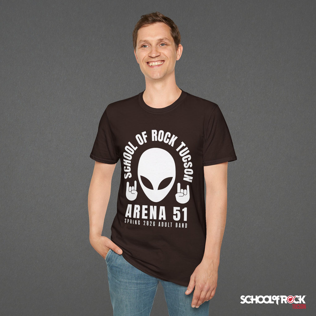 T-Shirt | Rocker Alien Front Design Only | Adult Band Spring 2026 End of Season Collection
