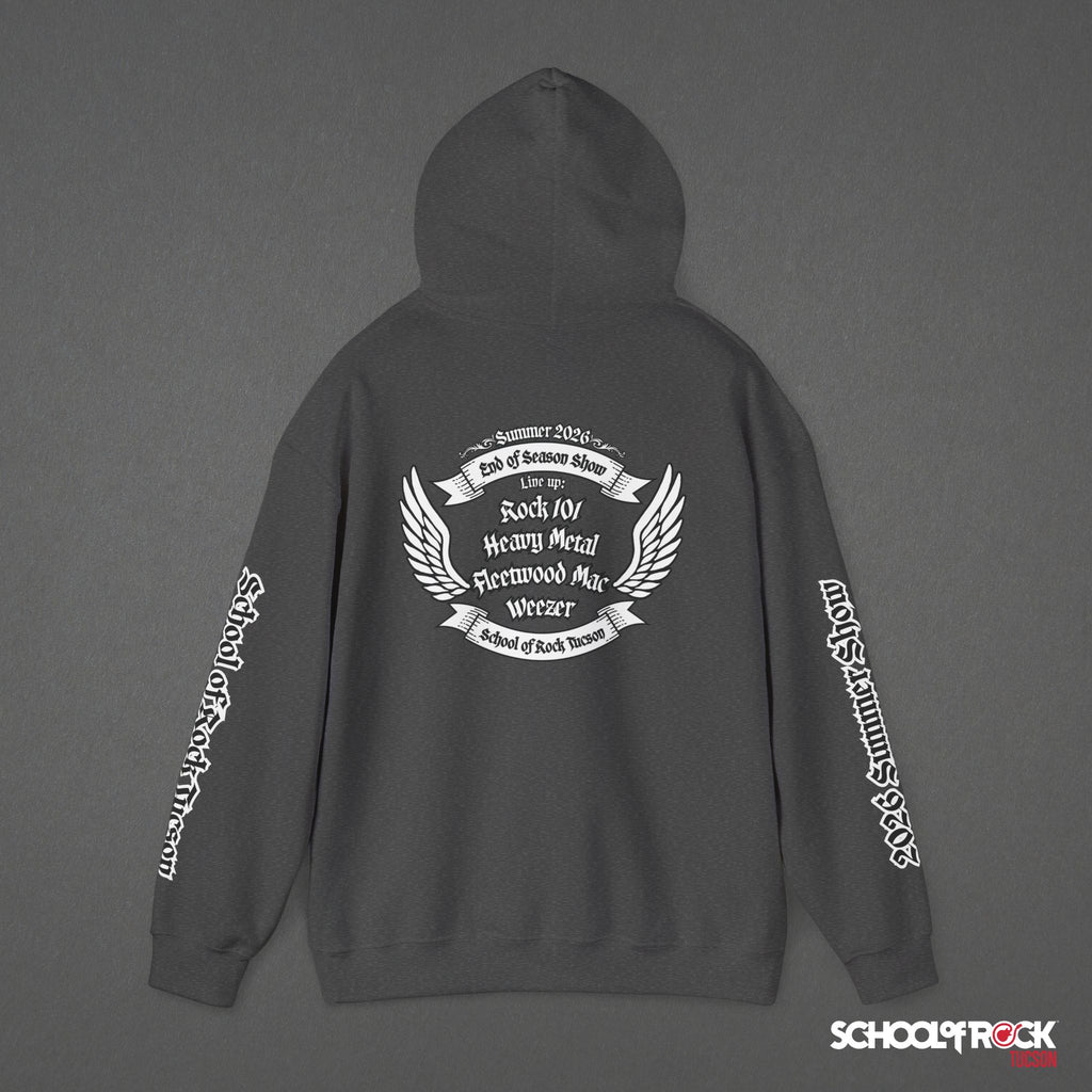 Hoodie | Front & Back with Sleeve Designs | Summer 2026 End of Season Collection
