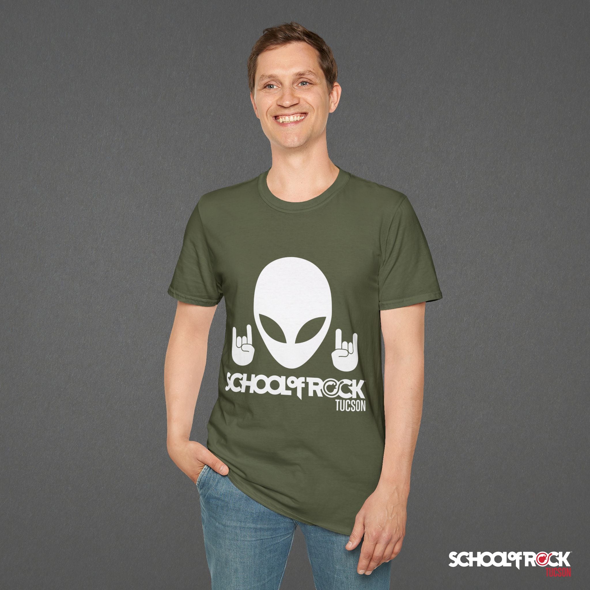 T-Shirt | Rocker Alien SORT Logo Front Design Only | Adult Band Spring 2026 End of Season Collection