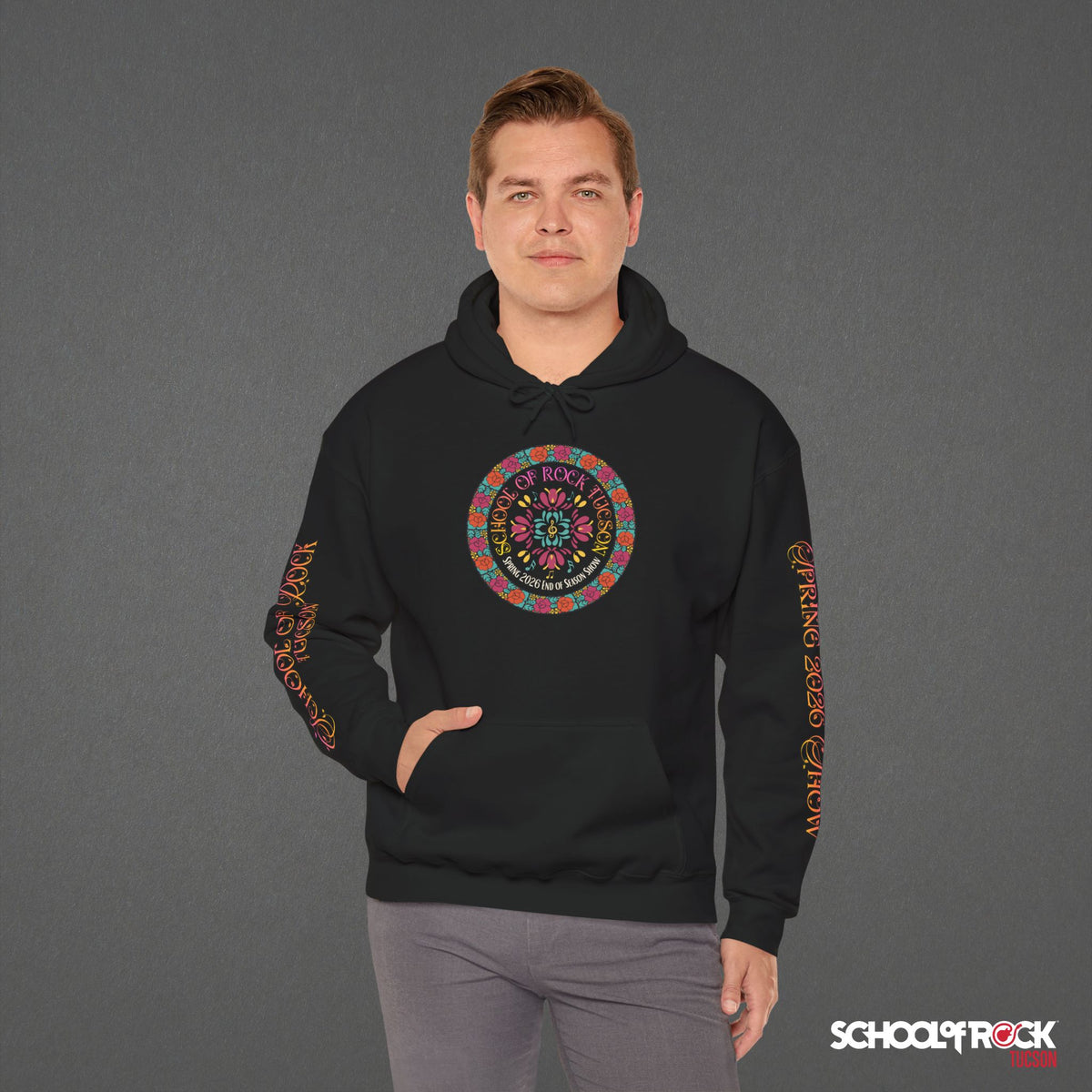 Hoodie | Front & Back with Sleeve Designs | Spring 2026 End of Season Collection
