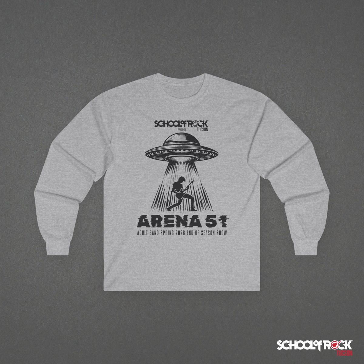 Long Sleeve | Front UFO Design Only | Adult Band Spring 2026 End of Season Collection