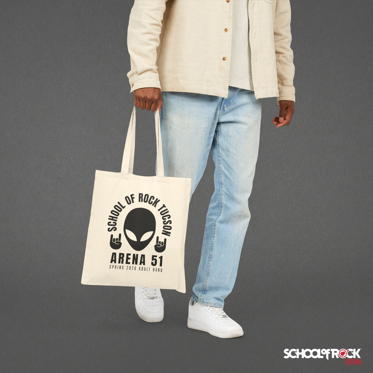 Tote Bag | Rocker Alien Design | Adult Band Spring 2026 End of Season Collection