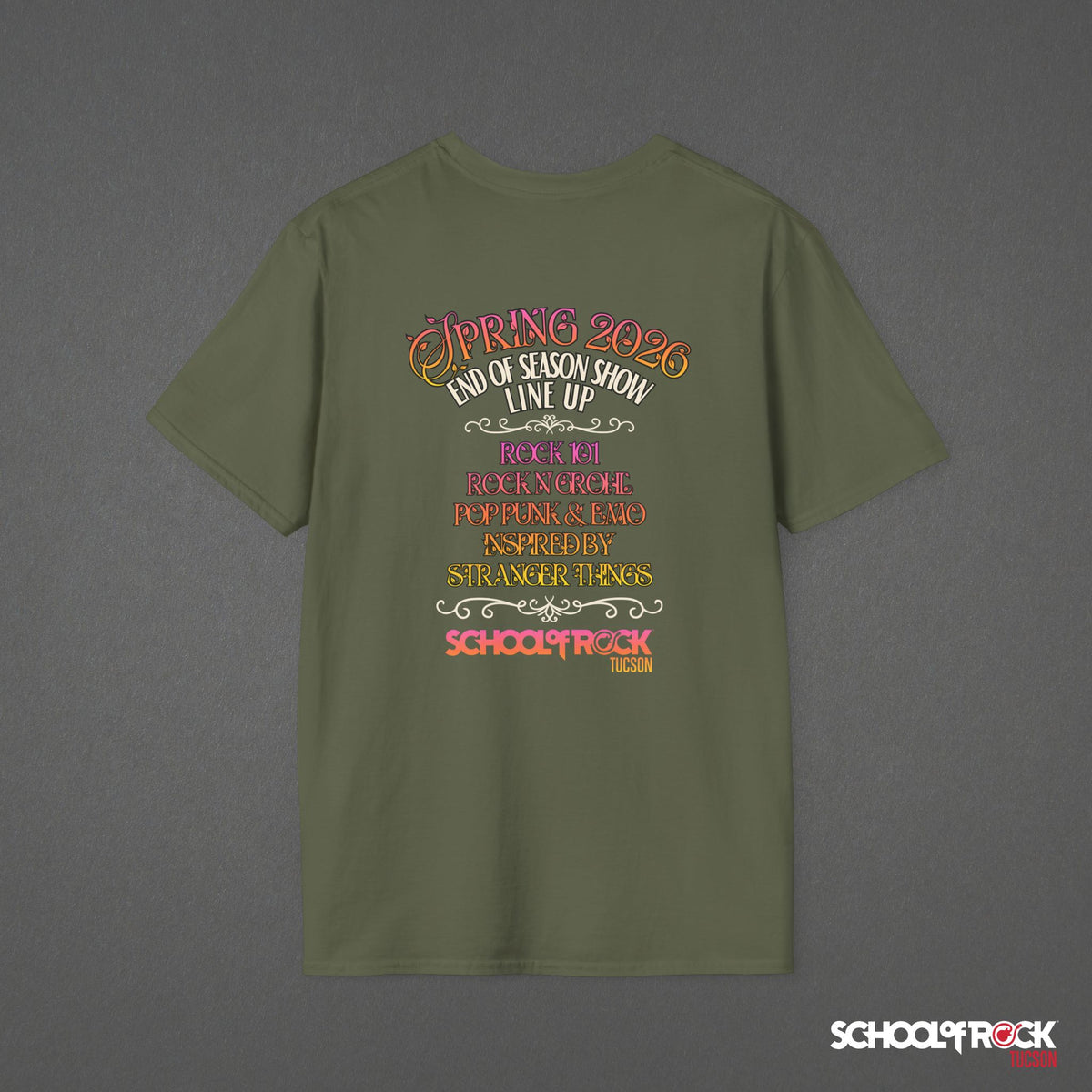 T-Shirt | Front Chest and Back | Spring 2026 End of Season Collection