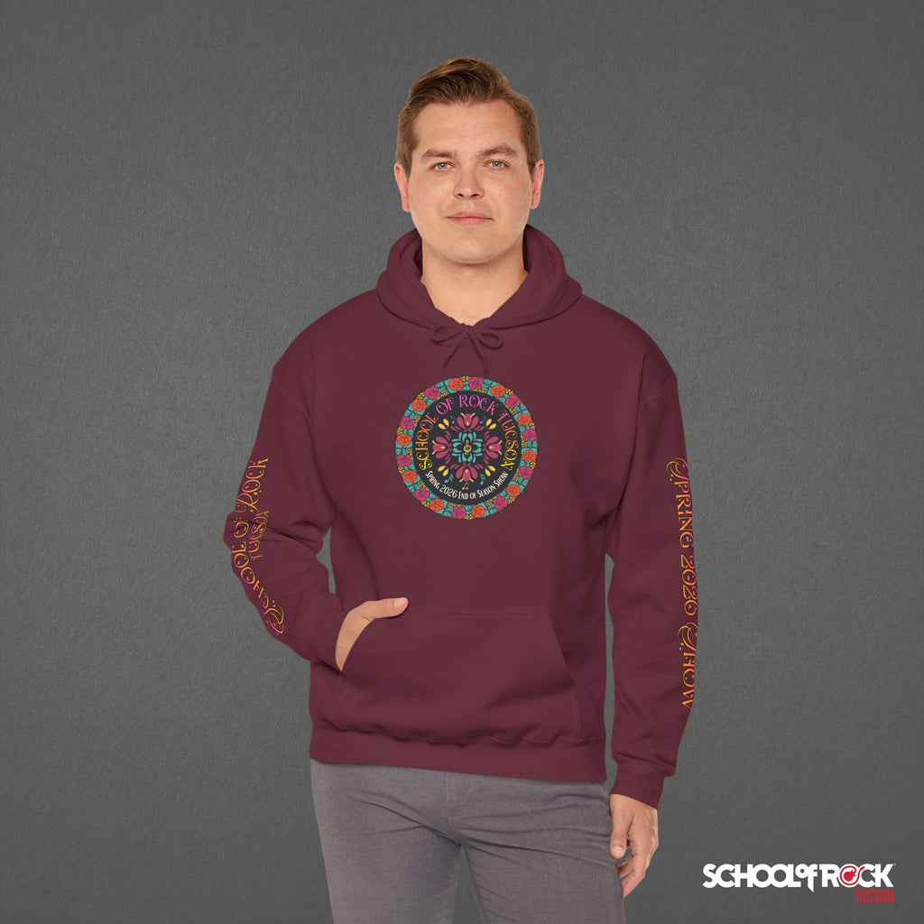Hoodie | Front & Back with Sleeve Designs | Spring 2026 End of Season Collection