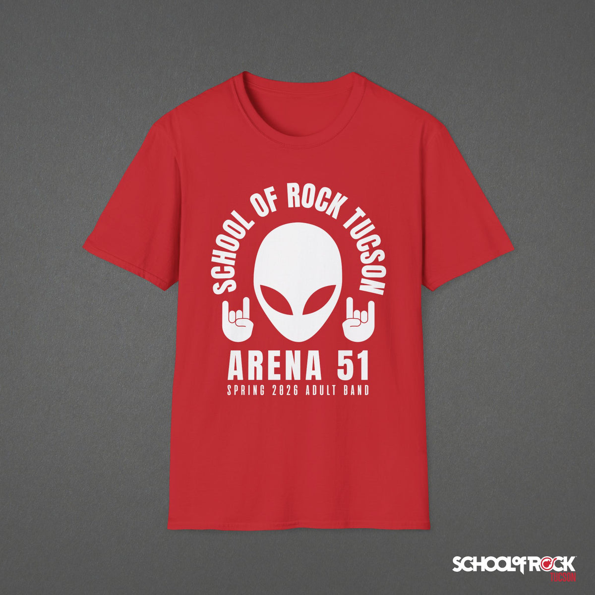 T-Shirt | Rocker Alien Front Design Only | Adult Band Spring 2026 End of Season Collection