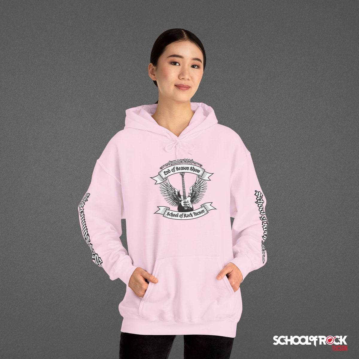Hoodie | Front & Back with Sleeve Designs | Summer 2026 End of Season Collection