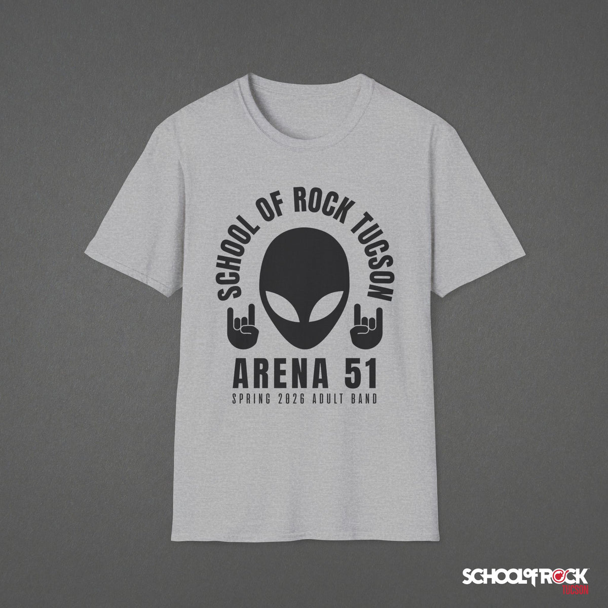 T-Shirt | Rocker Alien Front Design Only | Adult Band Spring 2026 End of Season Collection