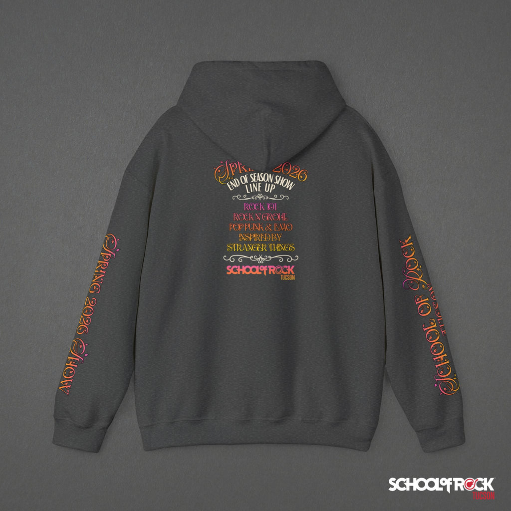 Hoodie | Front & Back with Sleeve Designs | Spring 2026 End of Season Collection