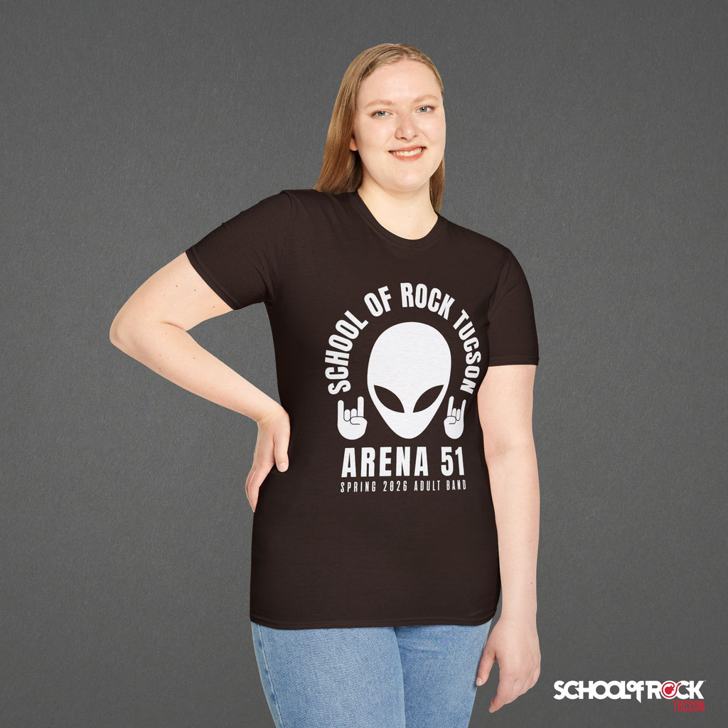 T-Shirt | Rocker Alien Front Design Only | Adult Band Spring 2026 End of Season Collection