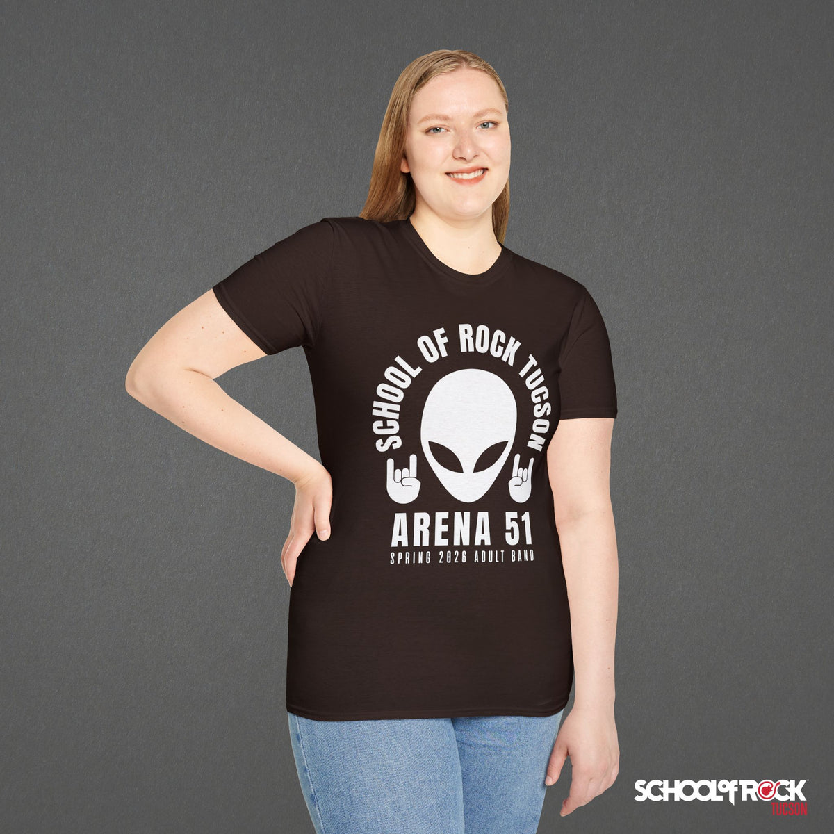 T-Shirt | Rocker Alien Front Design Only | Adult Band Spring 2026 End of Season Collection