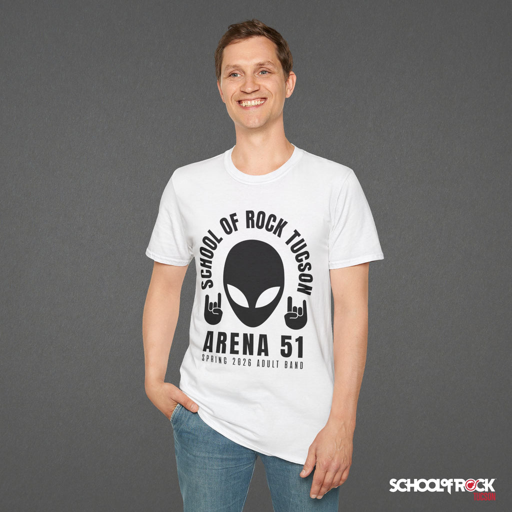 T-Shirt | Rocker Alien Front Design Only | Adult Band Spring 2026 End of Season Collection