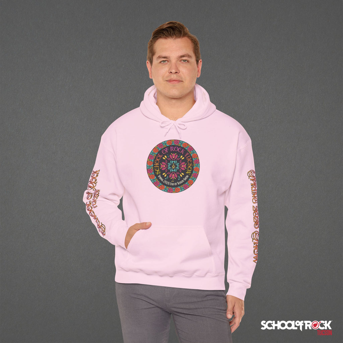 Hoodie | Front & Back with Sleeve Designs | Spring 2026 End of Season Collection