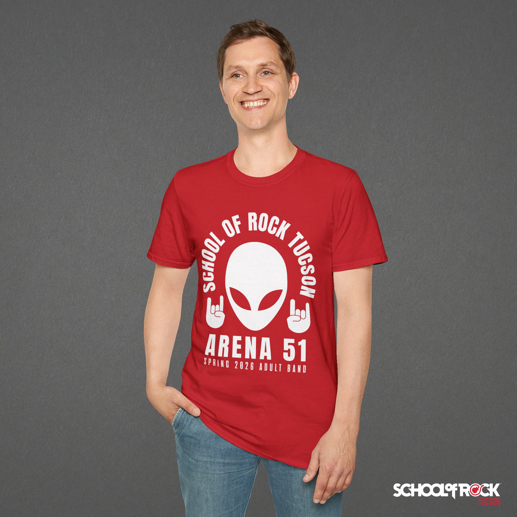 T-Shirt | Rocker Alien Front Design Only | Adult Band Spring 2026 End of Season Collection