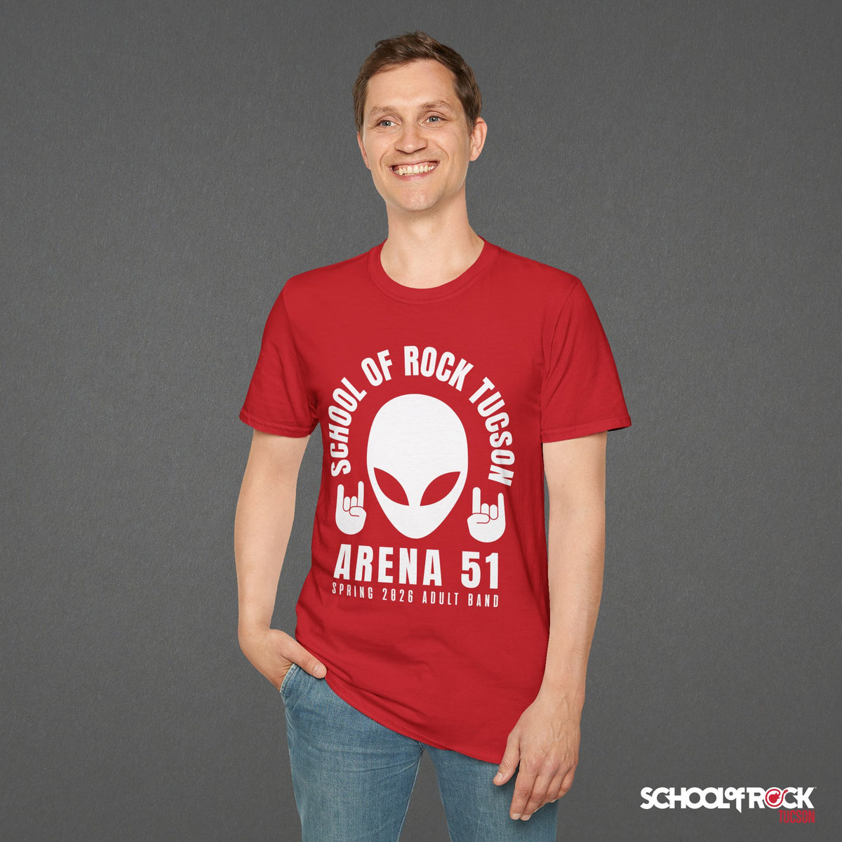 T-Shirt | Rocker Alien Front Design Only | Adult Band Spring 2026 End of Season Collection