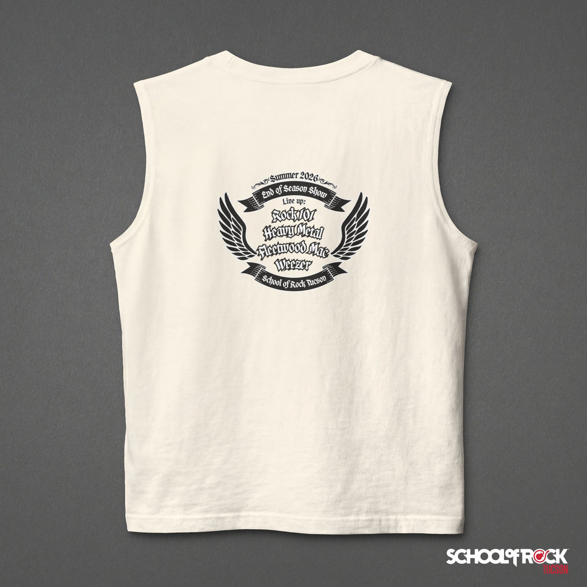Muscle Tank | Front & Back Design | Summer 2026 End of Season Collection
