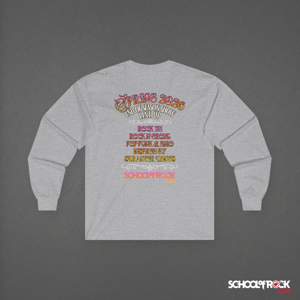 Long Sleeve Tee | Front & Back | Spring 2026 End of Season Collection