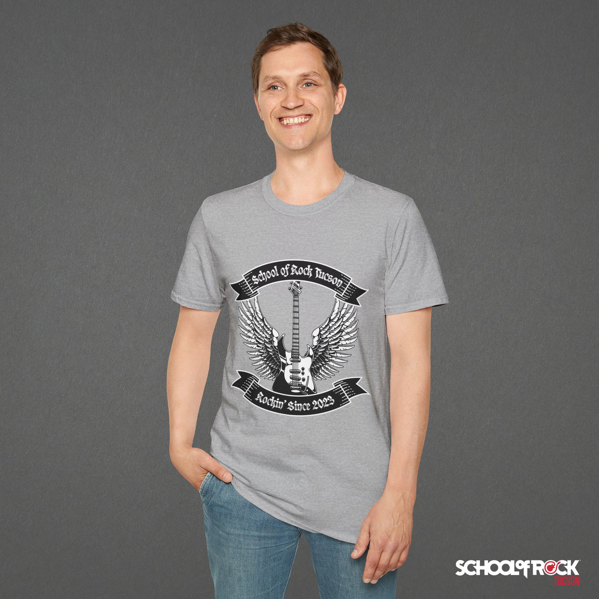 Rockin' Since 2023 School of Rock Merch | T-Shirt | Summer 2026 Season Design
