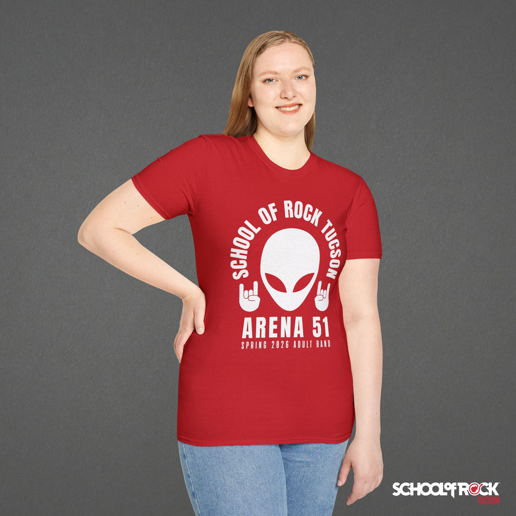 T-Shirt | Rocker Alien Front Design Only | Adult Band Spring 2026 End of Season Collection
