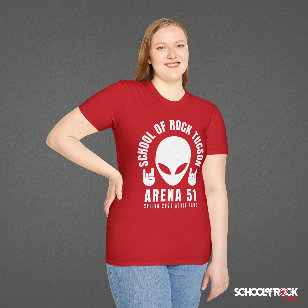 T-Shirt | Rocker Alien Front Design Only | Adult Band Spring 2026 End of Season Collection