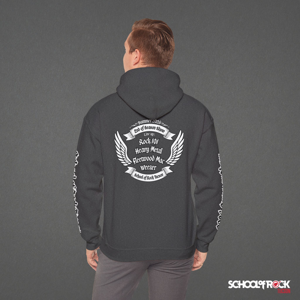 Hoodie | Front & Back with Sleeve Designs | Summer 2026 End of Season Collection
