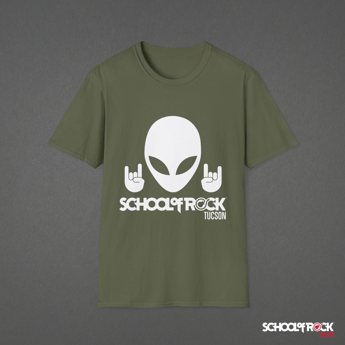 T-Shirt | Rocker Alien SORT Logo Front Design Only | Adult Band Spring 2026 End of Season Collection