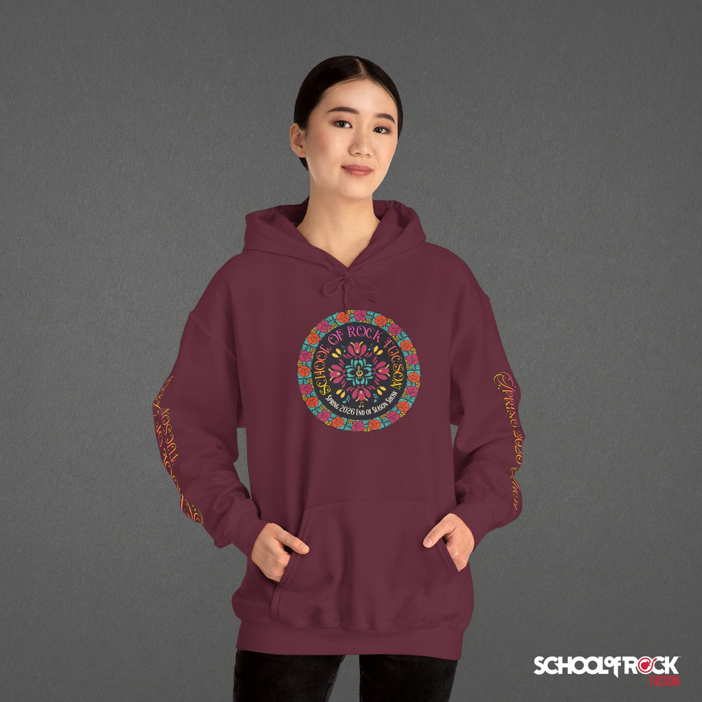 Hoodie | Front & Back with Sleeve Designs | Spring 2026 End of Season Collection