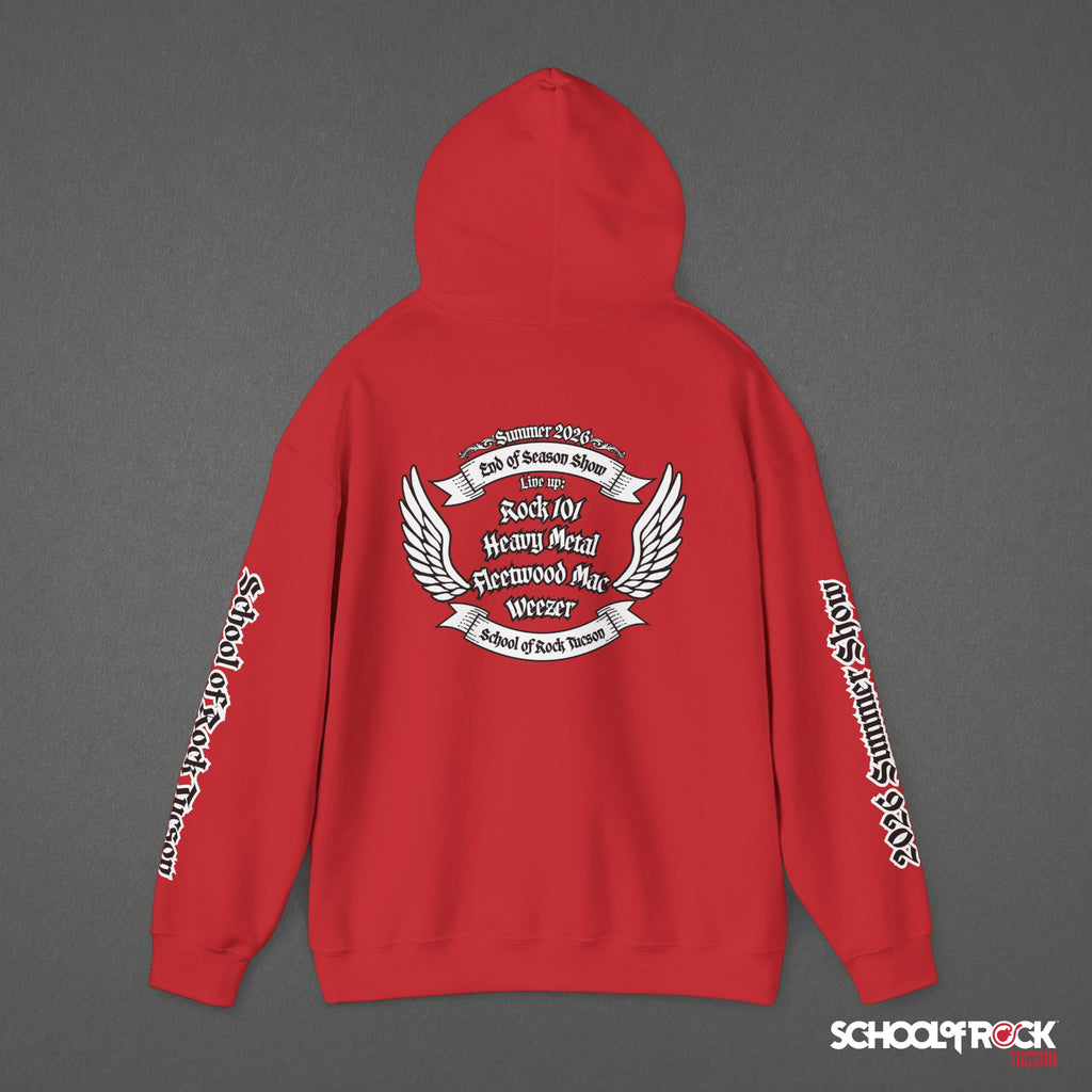 Hoodie | Front & Back with Sleeve Designs | Summer 2026 End of Season Collection