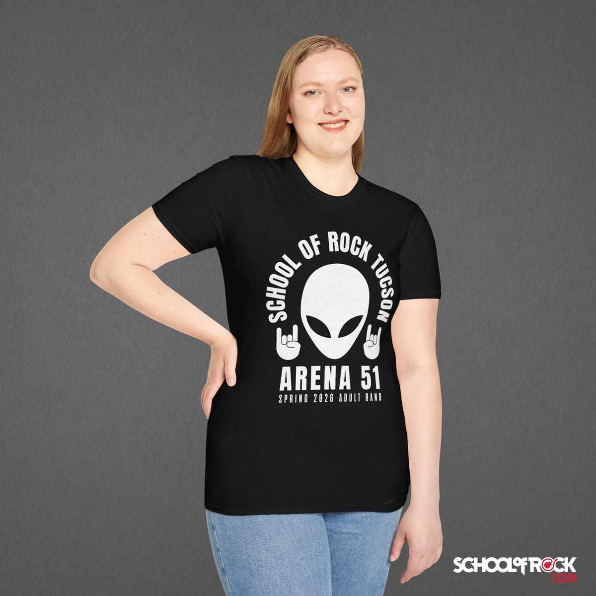 T-Shirt | Rocker Alien Front Design Only | Adult Band Spring 2026 End of Season Collection