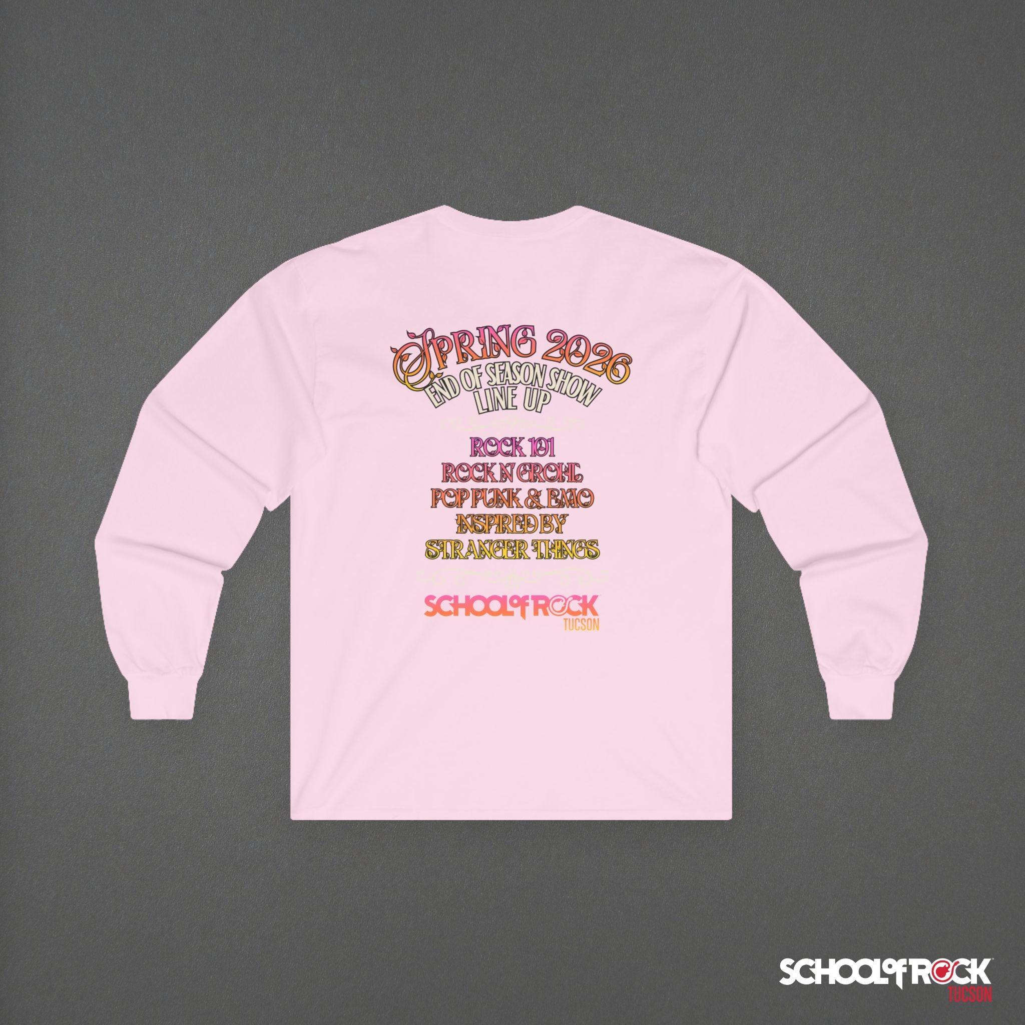 Long Sleeve Tee | Front Chest & Back Design | Spring 2026 End of Season Collection