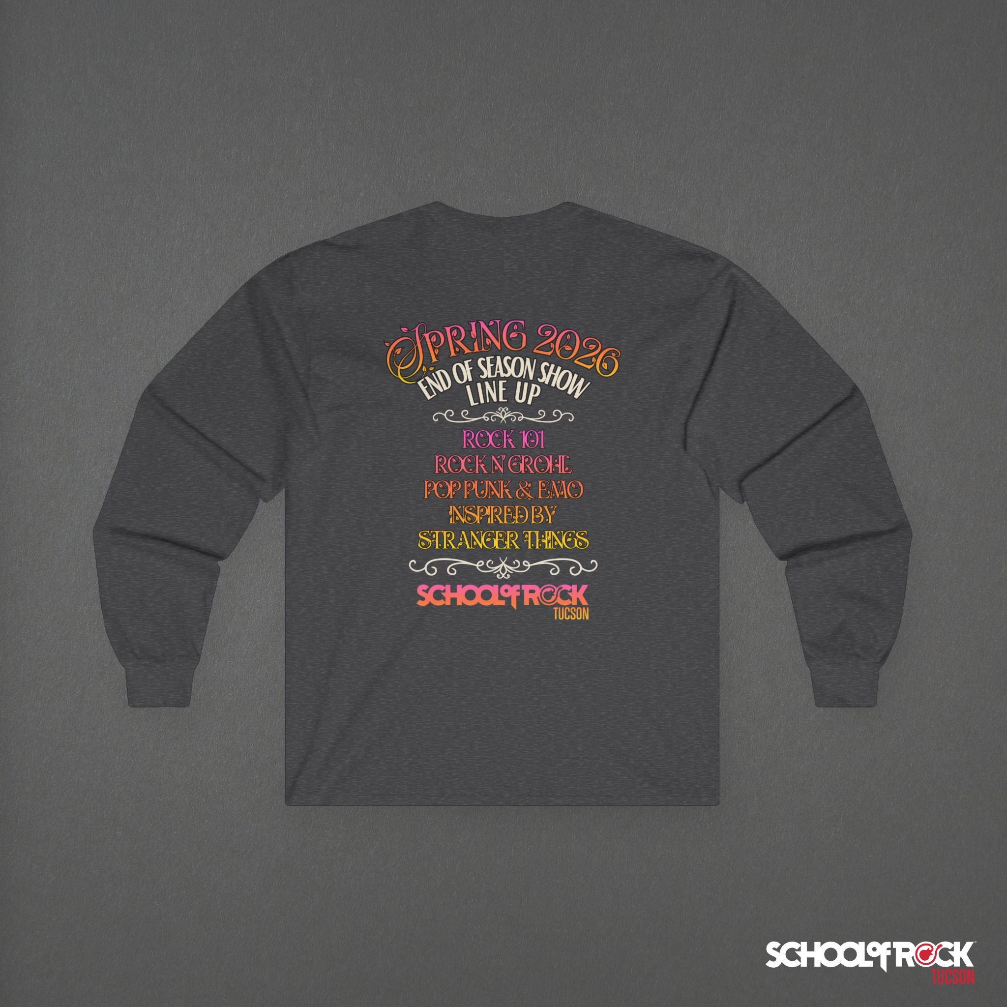 Long Sleeve Tee | Front Chest & Back Design | Spring 2026 End of Season Collection