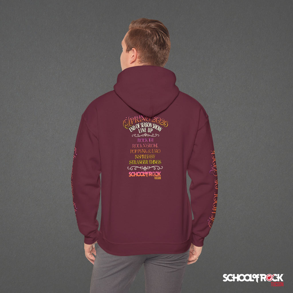 Hoodie | Front & Back with Sleeve Designs | Spring 2026 End of Season Collection
