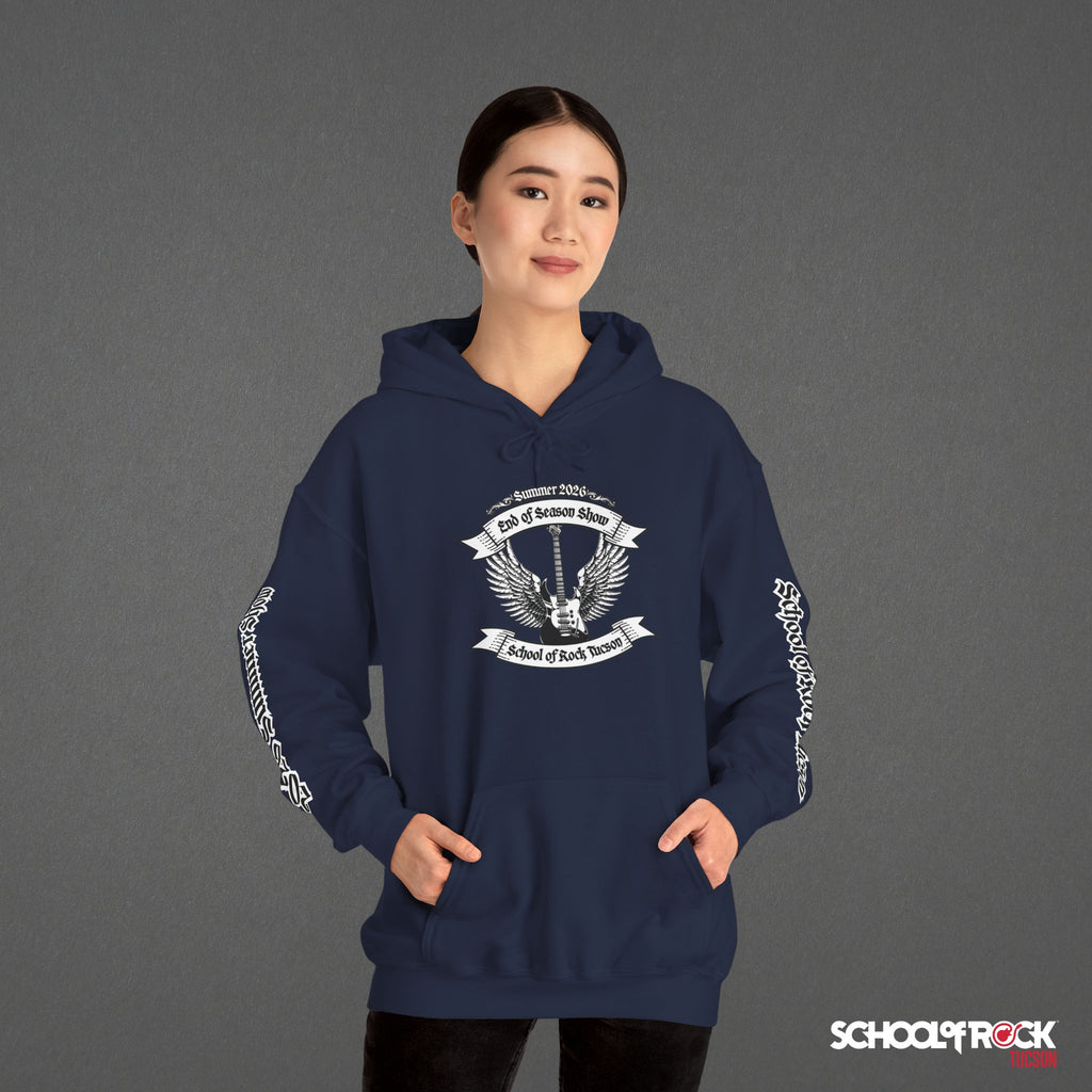 Hoodie | Front & Back with Sleeve Designs | Summer 2026 End of Season Collection
