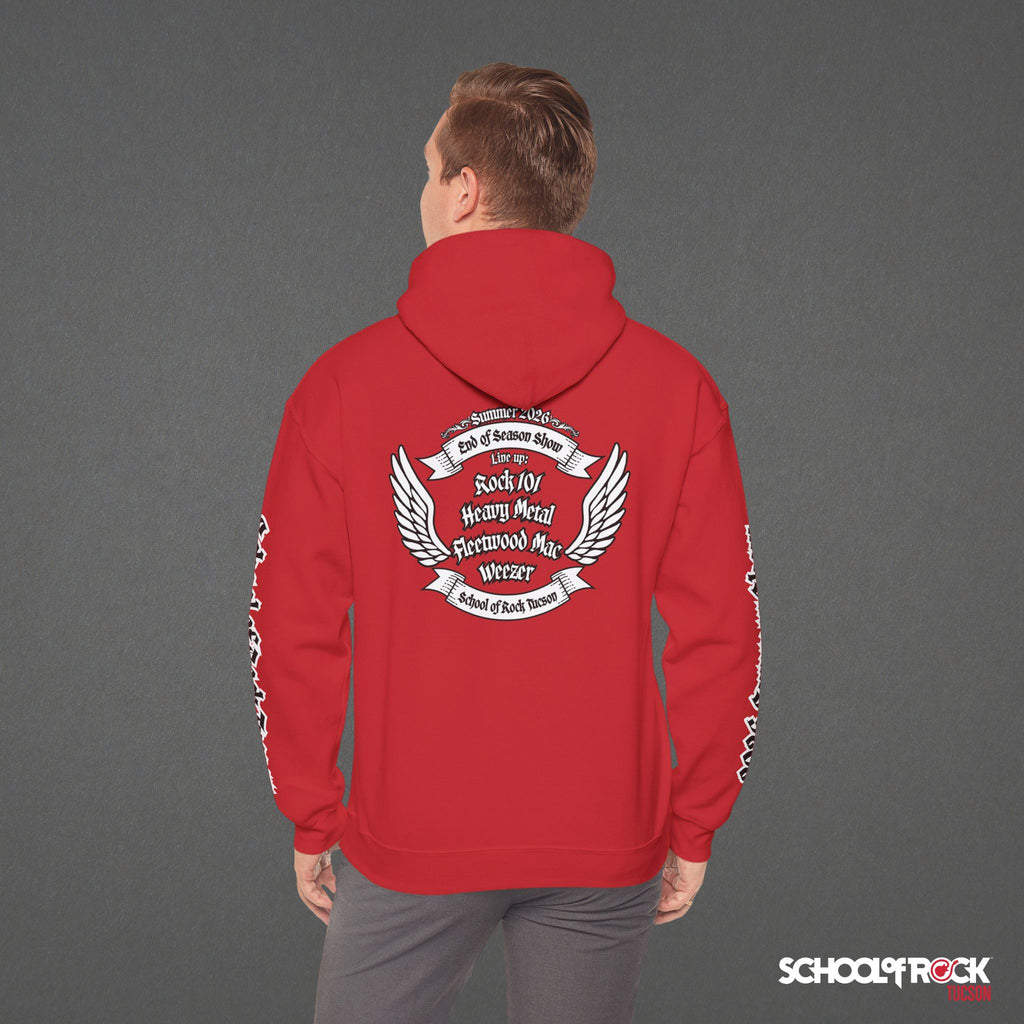 Hoodie | Front & Back with Sleeve Designs | Summer 2026 End of Season Collection