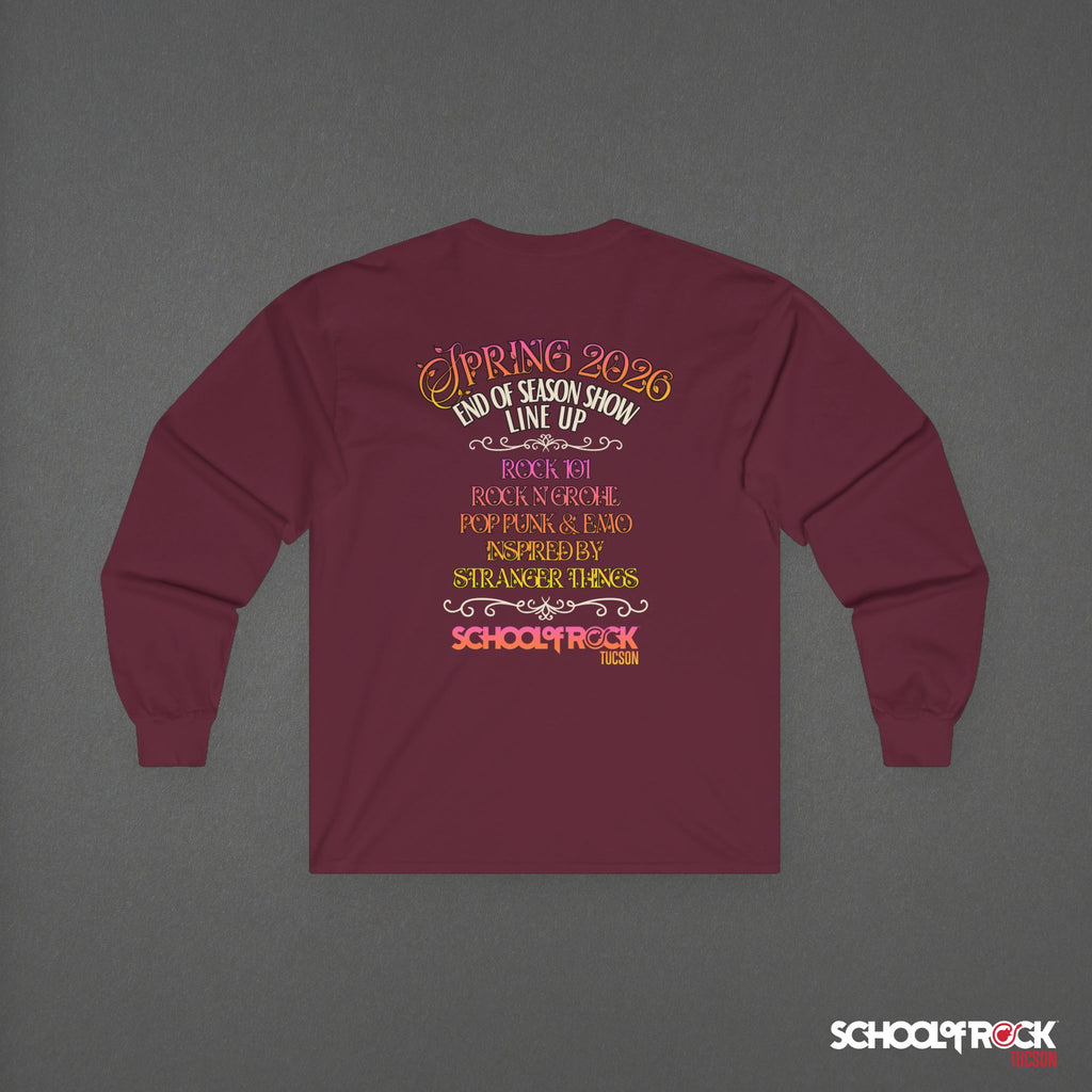 Long Sleeve Tee | Front & Back | Spring 2026 End of Season Collection