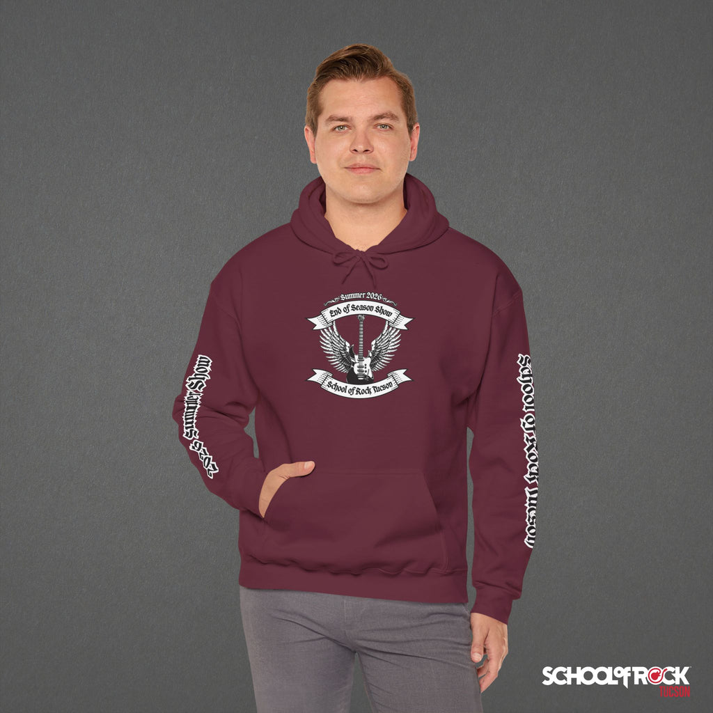 Hoodie | Front & Back with Sleeve Designs | Summer 2026 End of Season Collection