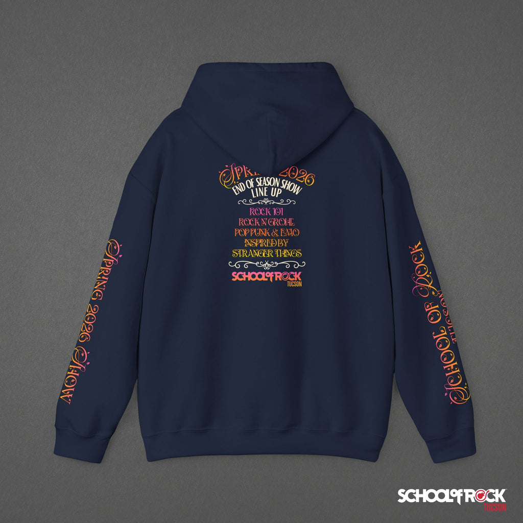 Hoodie | Front & Back with Sleeve Designs | Spring 2026 End of Season Collection