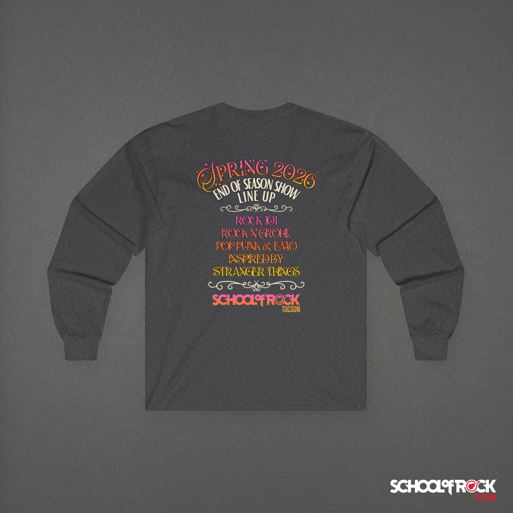 Long Sleeve Tee | Front & Back | Spring 2026 End of Season Collection