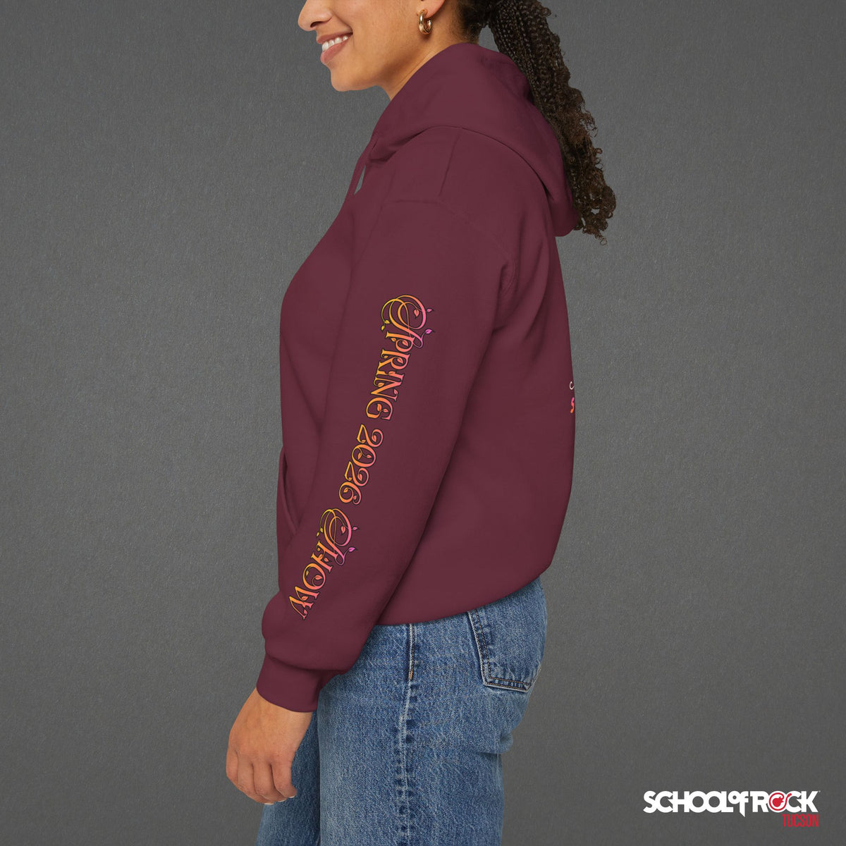 Hoodie | Front & Back with Sleeve Designs | Spring 2026 End of Season Collection