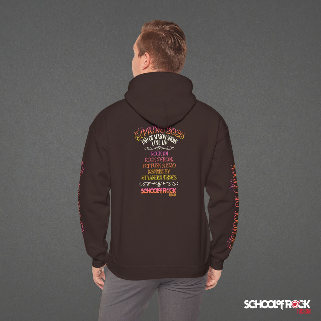 Hoodie | Front & Back with Sleeve Designs | Spring 2026 End of Season Collection