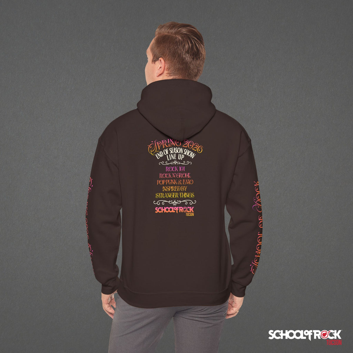 Hoodie | Front & Back with Sleeve Designs | Spring 2026 End of Season Collection