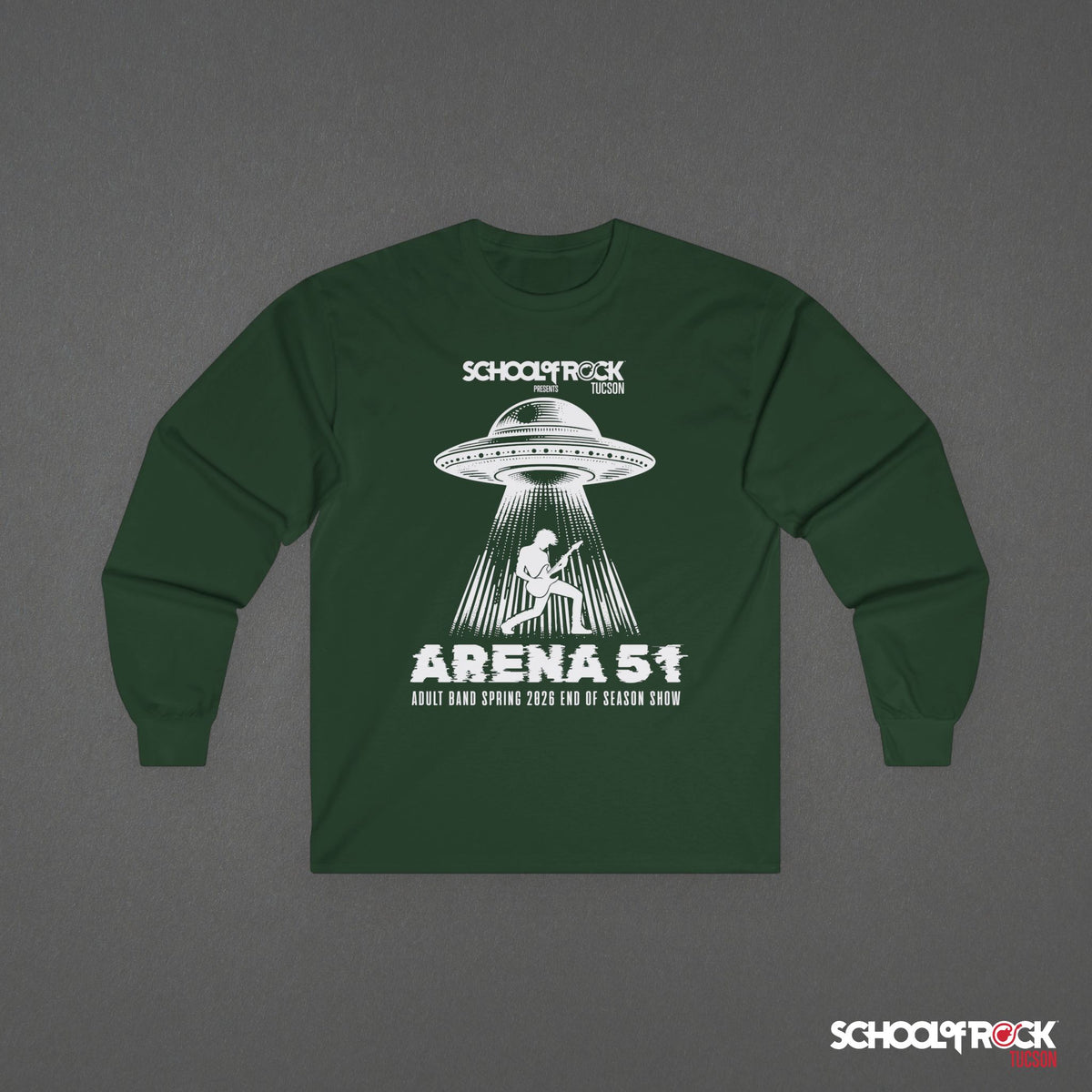 Long Sleeve | Front UFO Design Only | Adult Band Spring 2026 End of Season Collection