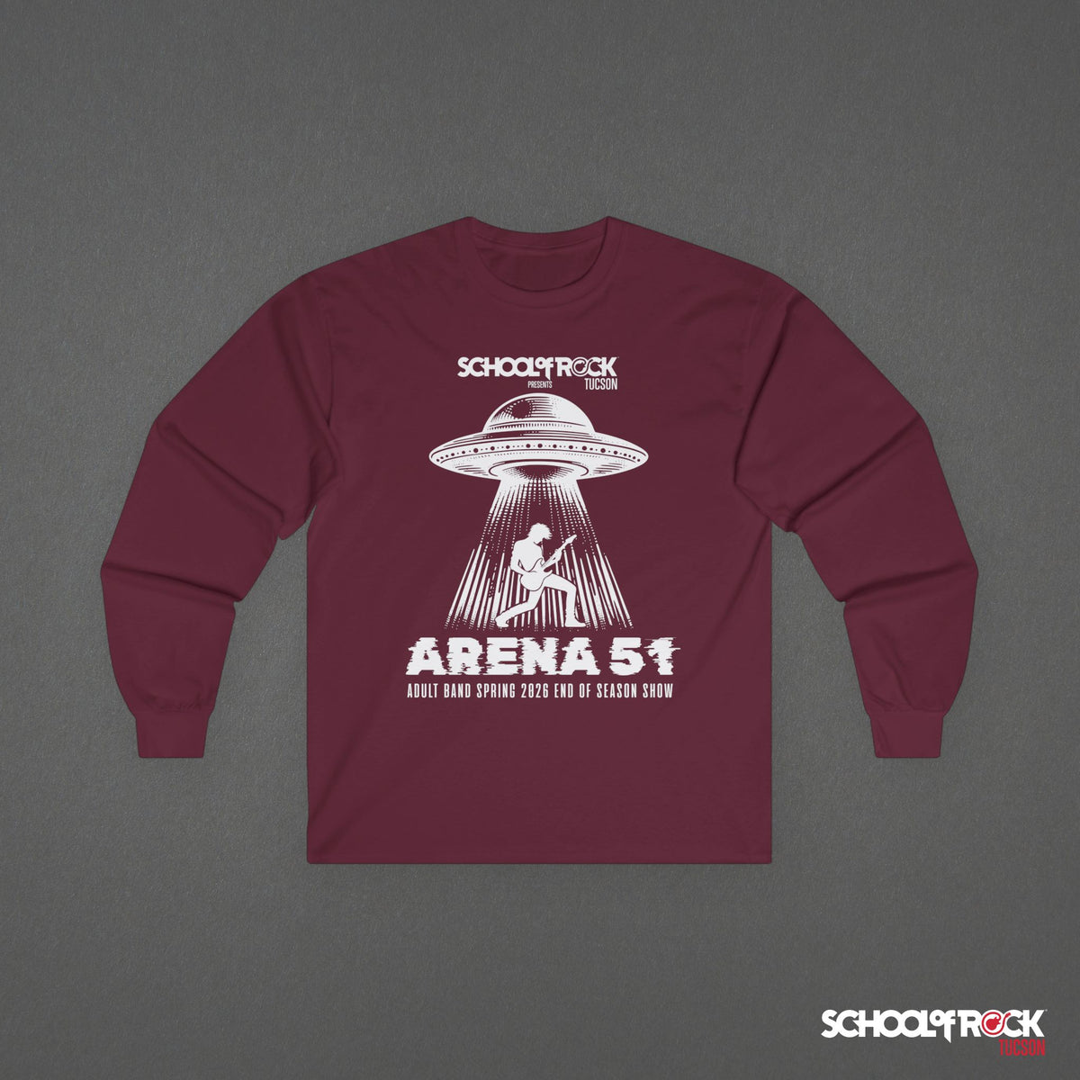 Long Sleeve | Front UFO Design Only | Adult Band Spring 2026 End of Season Collection