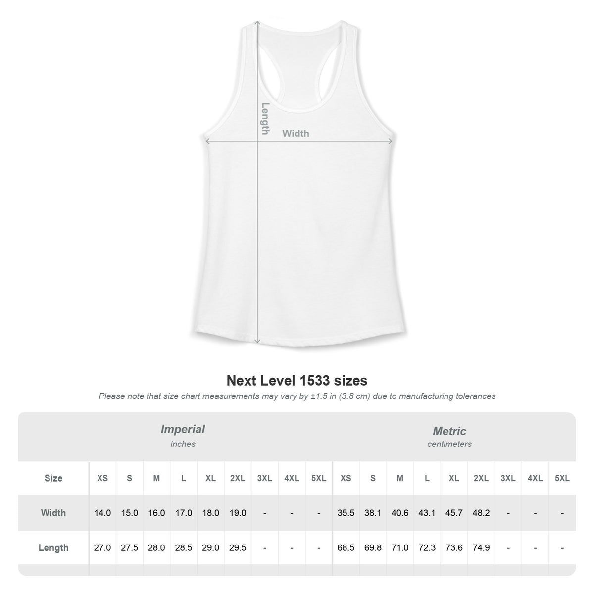 Tank Top | Front & Back | Spring 2026 End of Season Collection