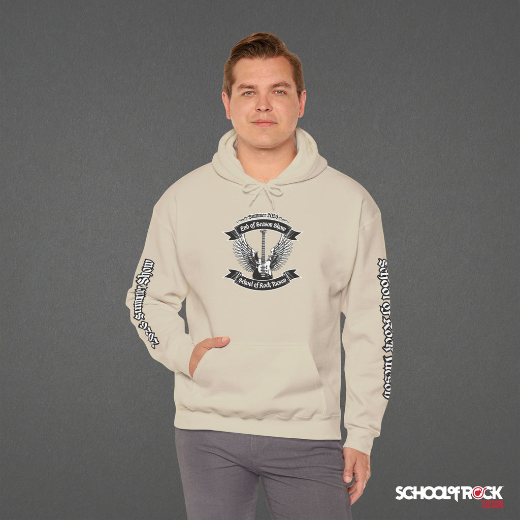 Hoodie | Front & Back with Sleeve Designs | Summer 2026 End of Season Collection
