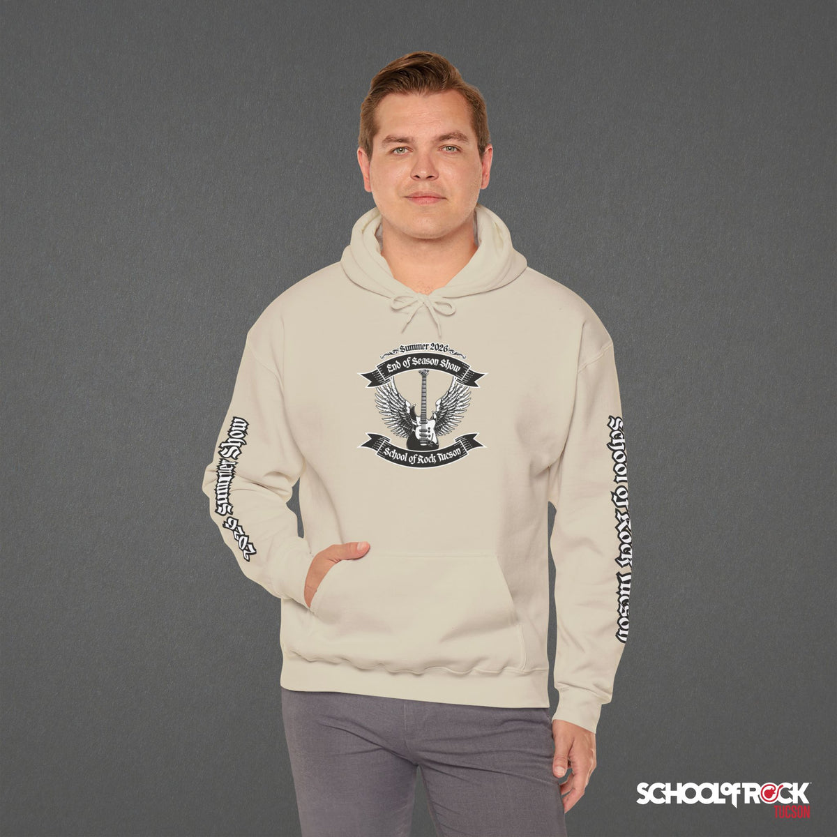 Hoodie | Front & Back with Sleeve Designs | Summer 2026 End of Season Collection