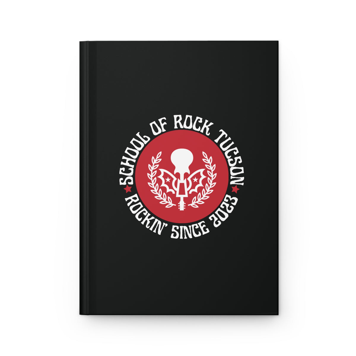 Hardcover Journal School of Rock Tucson - Solid Black