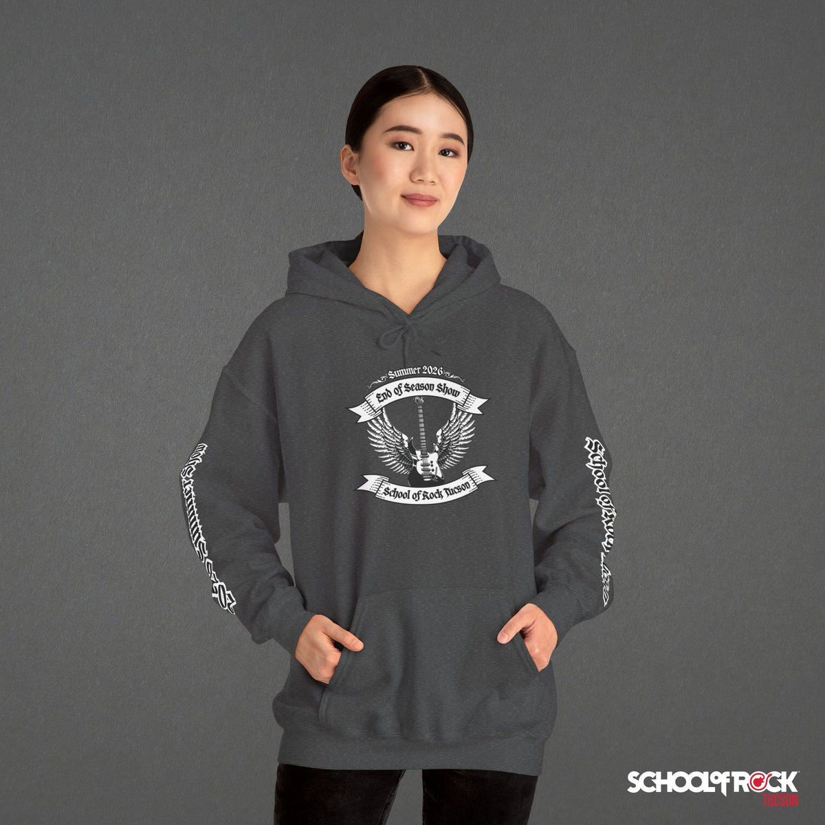 Hoodie | Front & Back with Sleeve Designs | Summer 2026 End of Season Collection
