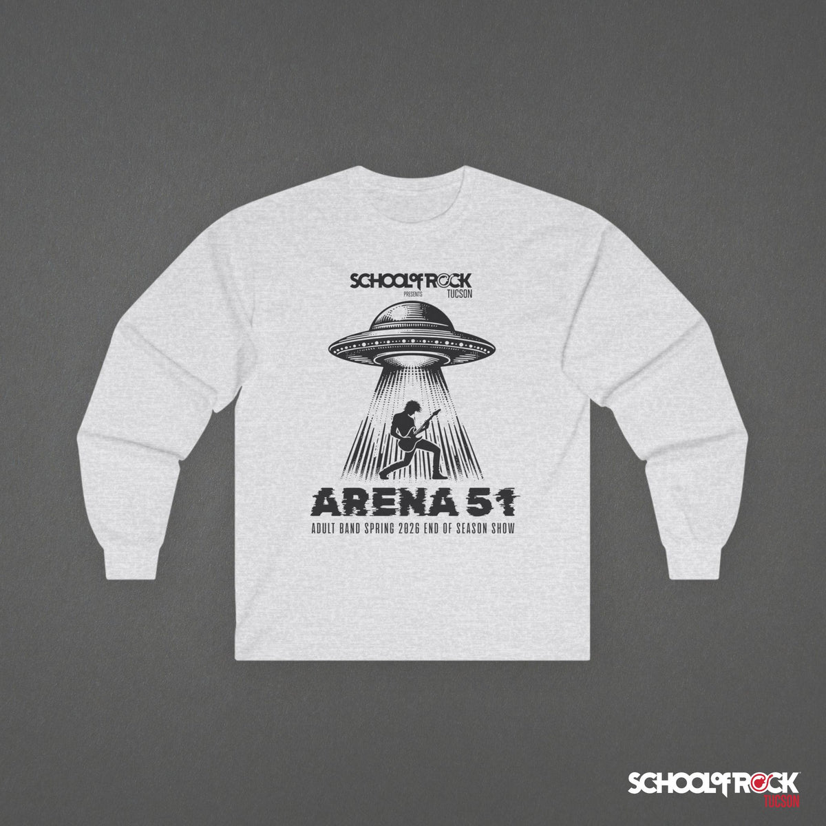 Long Sleeve | Front UFO Design Only | Adult Band Spring 2026 End of Season Collection