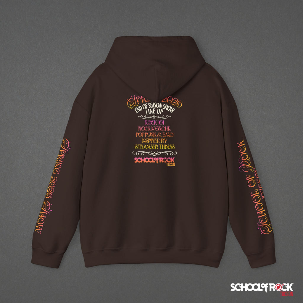 Hoodie | Front & Back with Sleeve Designs | Spring 2026 End of Season Collection